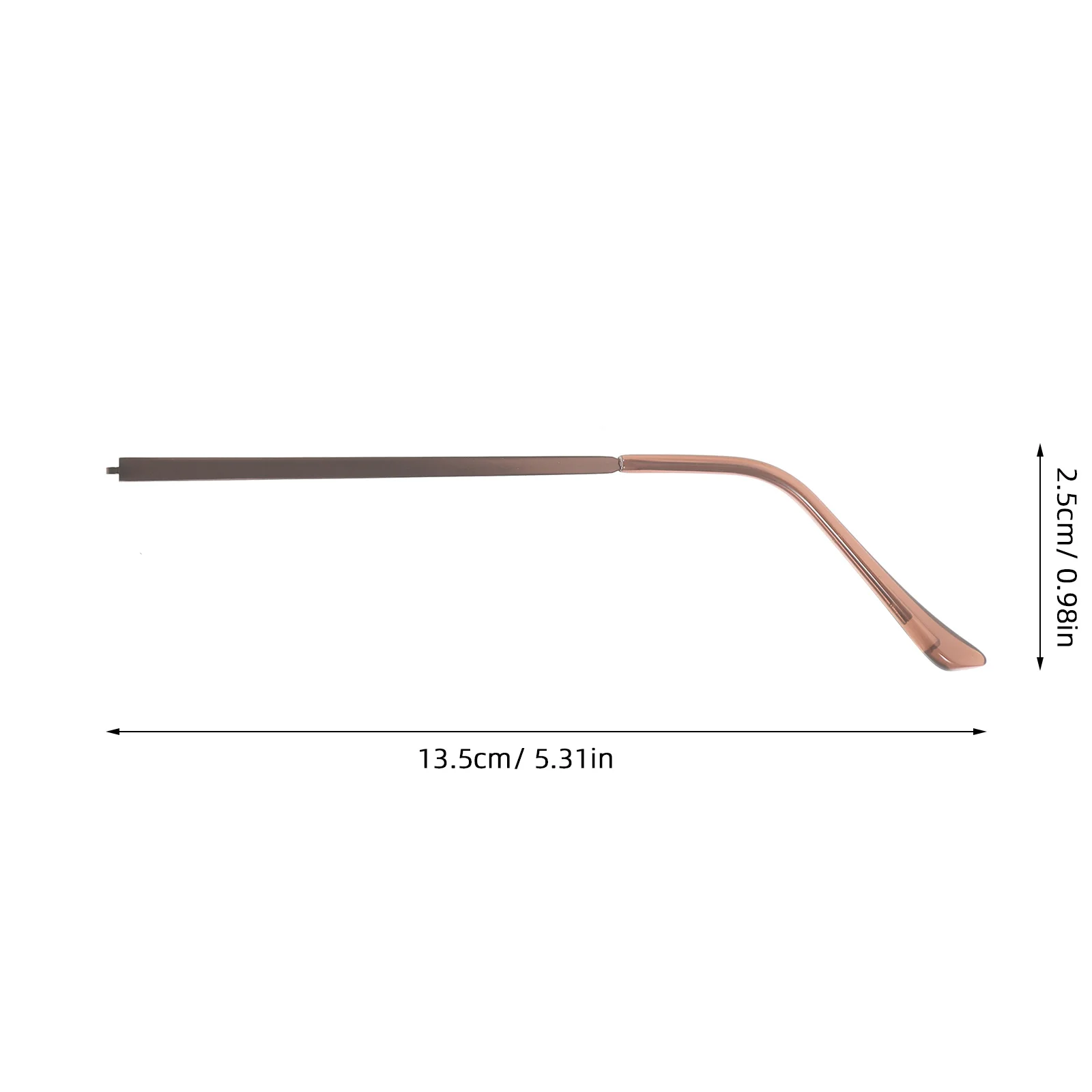 1 زوج نظارات الذراع استبدال الراتنج المعادن دائم نظارات المعابد العالمي للنظارات الشمسية القراءة إطارات قصر النظر