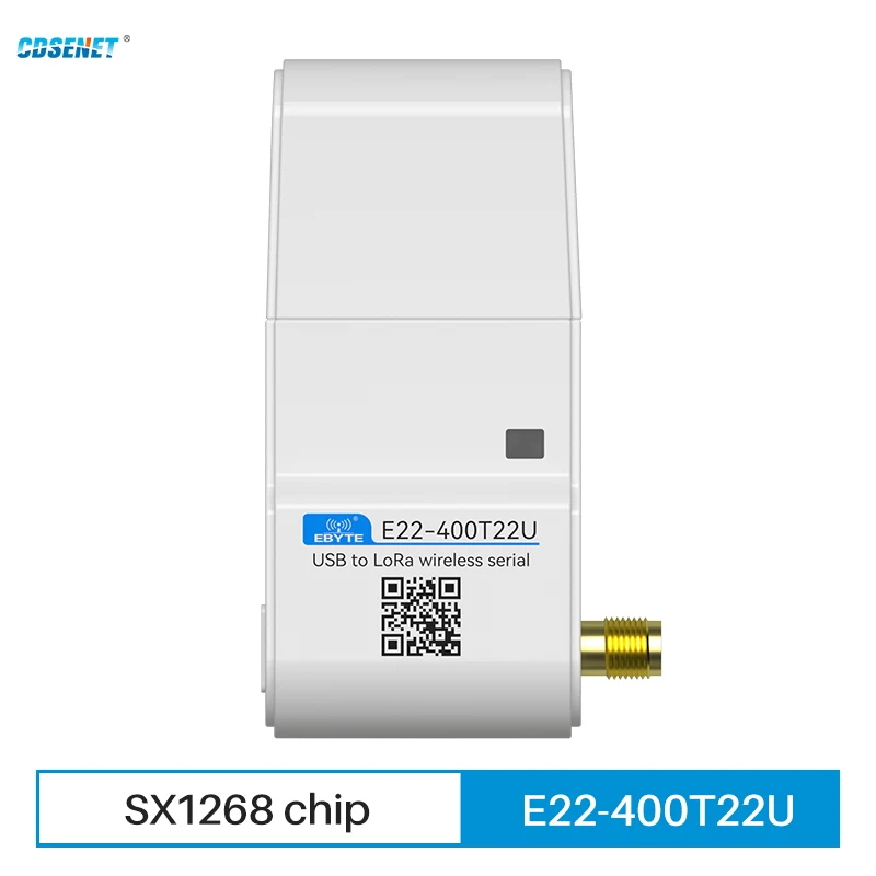 Moduł bezprzewodowy RF Lora 433/868/915M CDSENET E22-xxT22U o niskim poborze mocy 22dbm, daleki zasięg 5km, LBT RSSI USB z anteną, niskie zużycie energii.