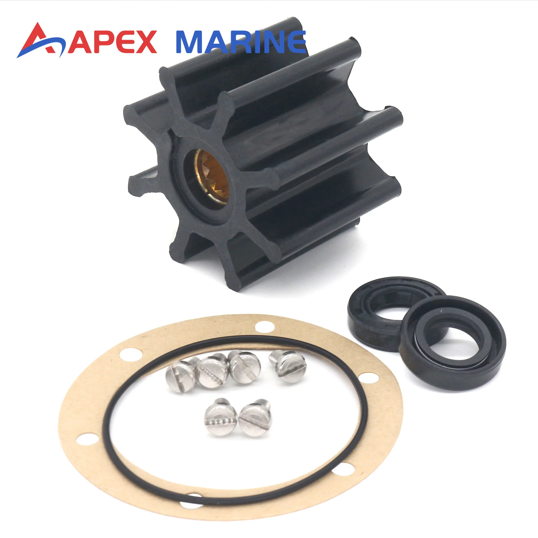 

Raw Sea Water Impeller Repair Kit for Kohler 33CFOZ 33EFOZ 40CFOZ 40EFOZ 40EOZ 50COZ Marine Engine Raw Sea Cooling Water Pumps