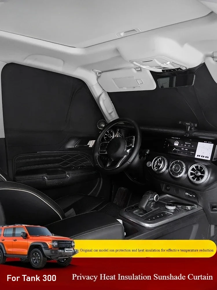 

For Tank 300 special sunshade front side window full sunshade front windshield privacy curtains curtain modification