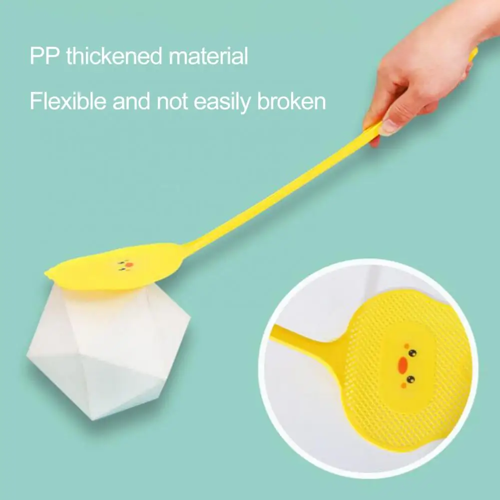 Controle de mosca eficaz Long Handle Fly Swatter Fly Swat Shatter, Flapper, Insect Killer para interior, 2pcs