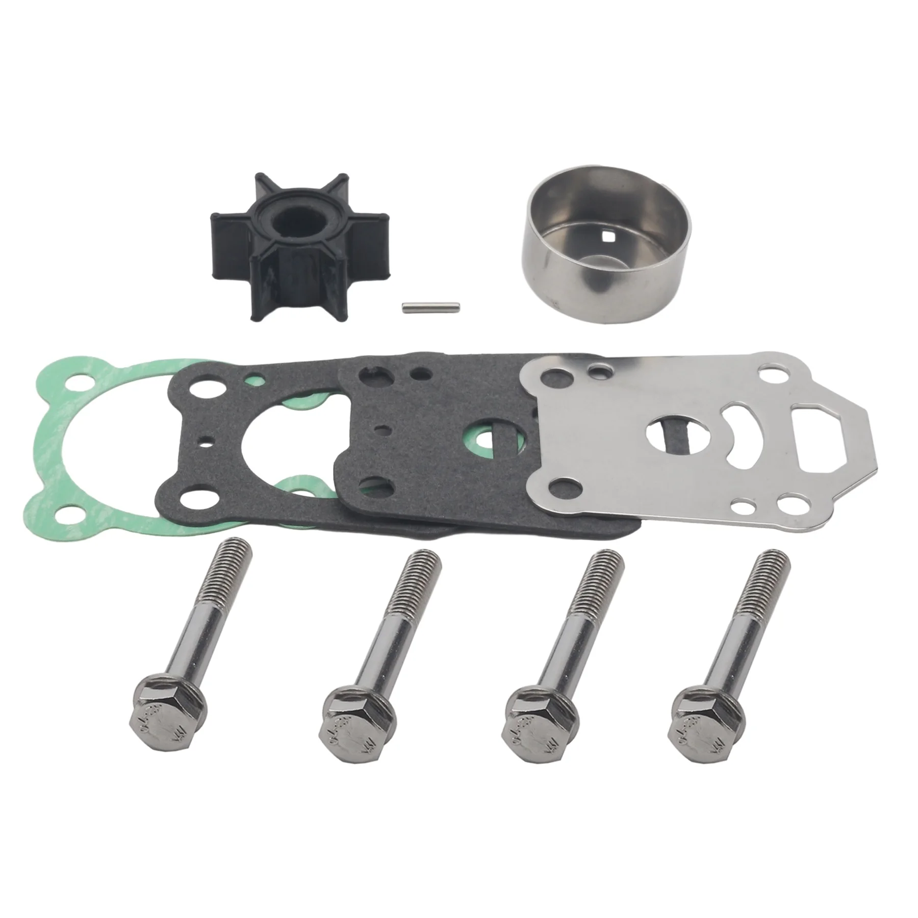 Impeller Rebuild Kit 369-87322-0 Compatible with Nissan Tohatsu Mercury Outboard 4 5 6 HP Engines Replaces 8M0155395 369-87322-1 view 6