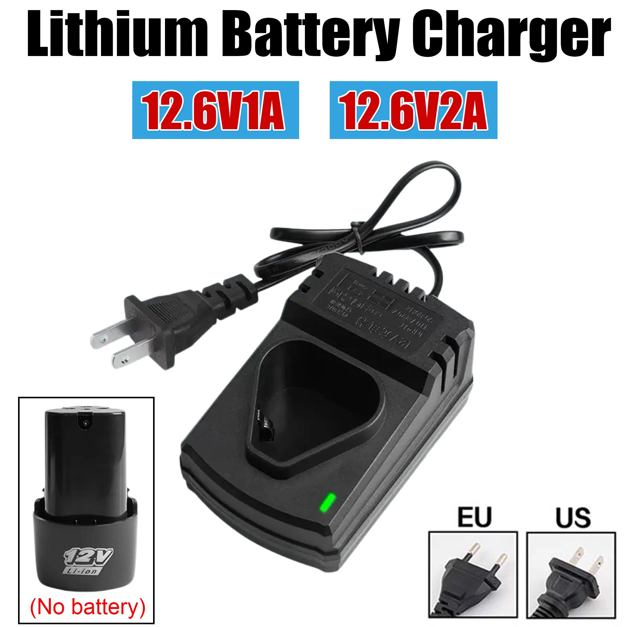 12V/12.6V Li-ion Rechargeable Chargers Support 110-240V For Electrical Drill Charger Lithium Screwdriver Power Tool Accessory