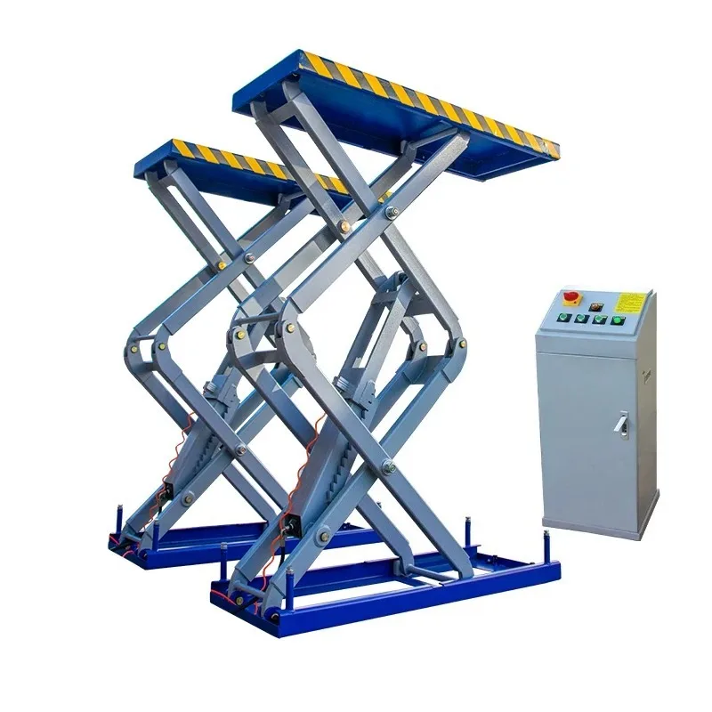 Small Scissor Lift Car Maintenance Lifting Machine Scissor Lifting Platform Hydraulic Vehicle Hoist Equipment