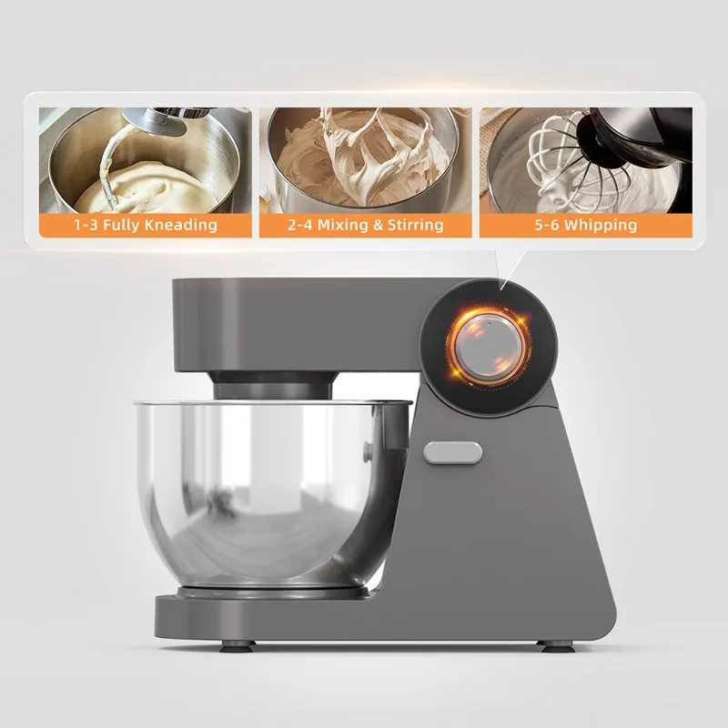 Planet cake mixer 6-speed tilt head food , kitchen electric mixer with dough hook, wire whip