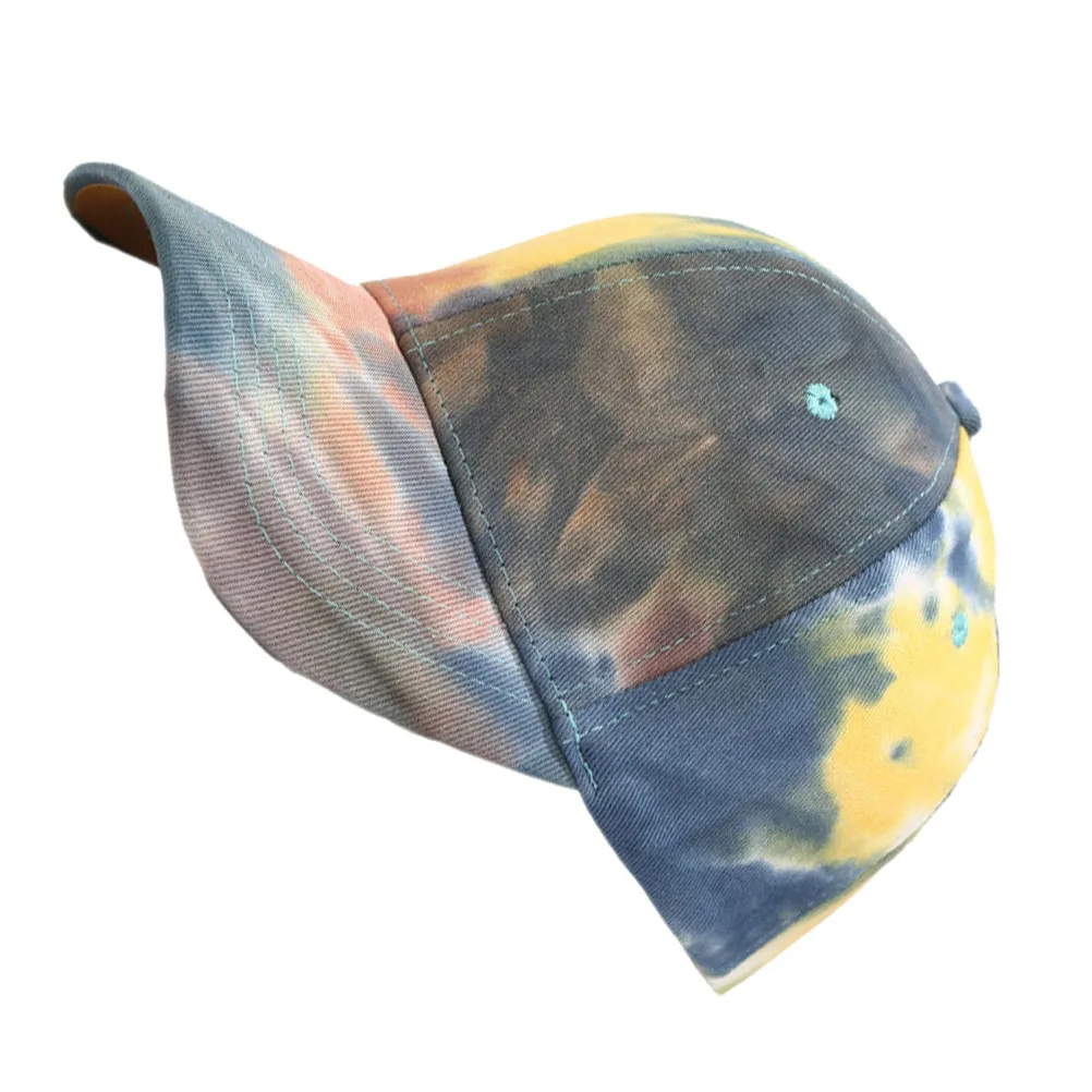

Tie-dyed Sun Hat Outdoor Cap Hats Fashion Leisure Woman Men Women Baseball
