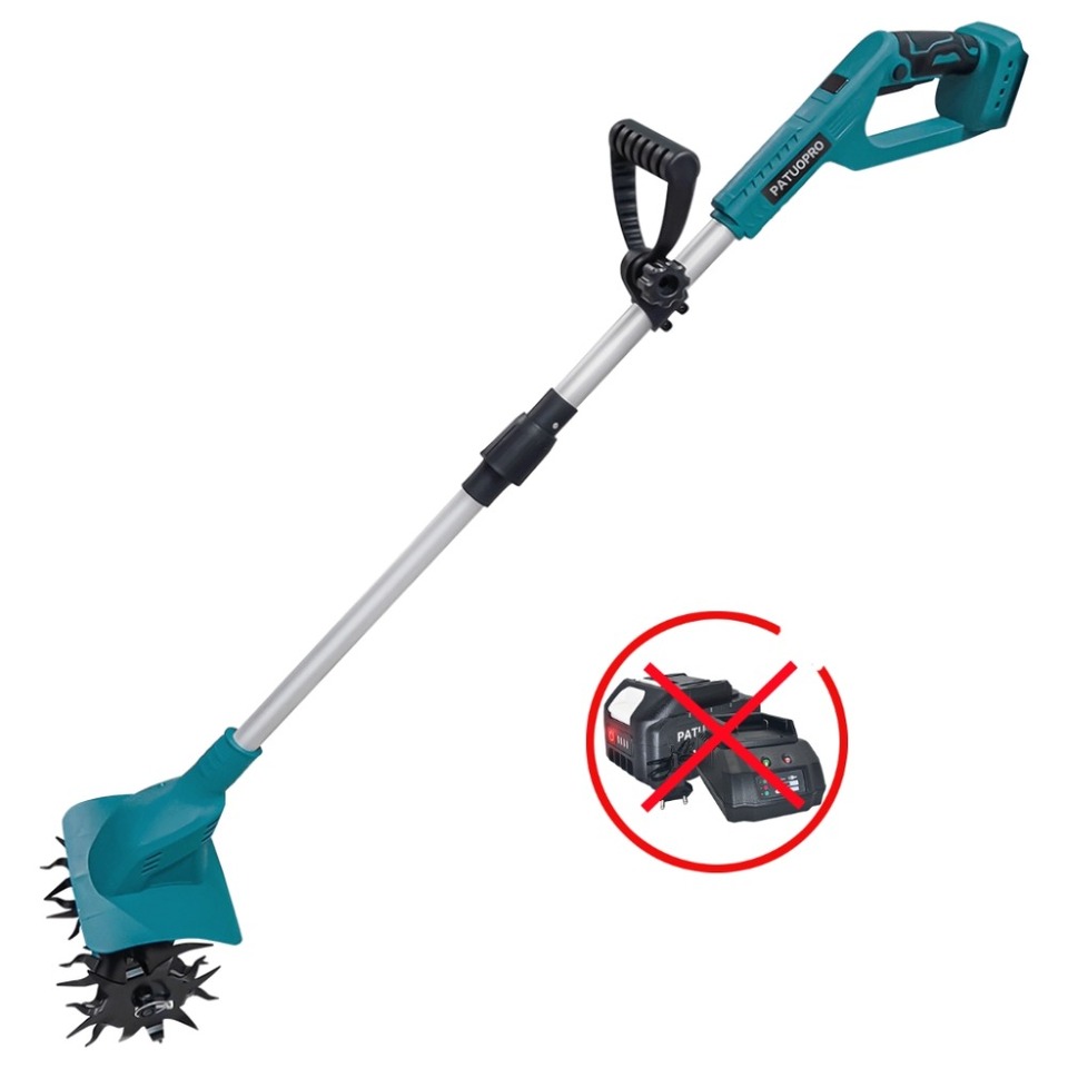  PATUOPRO Brushless Electric Garden Ripper Screen Display Lawn Mower Screen Cultivation Garden Power Tool For Makita 18V Battery 