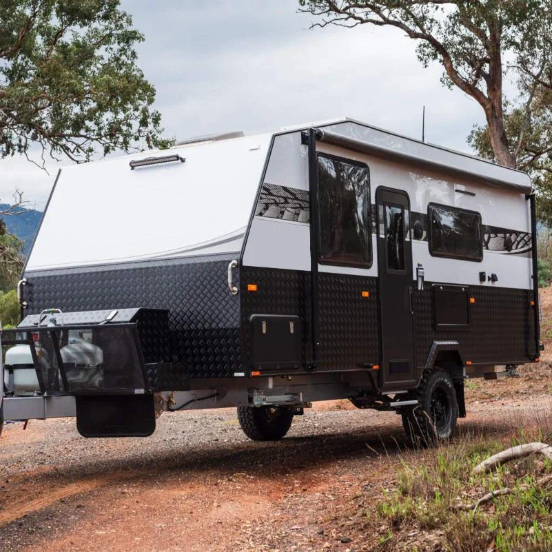 Trailer perjalanan, RV dengan kasur utama, aksesoris