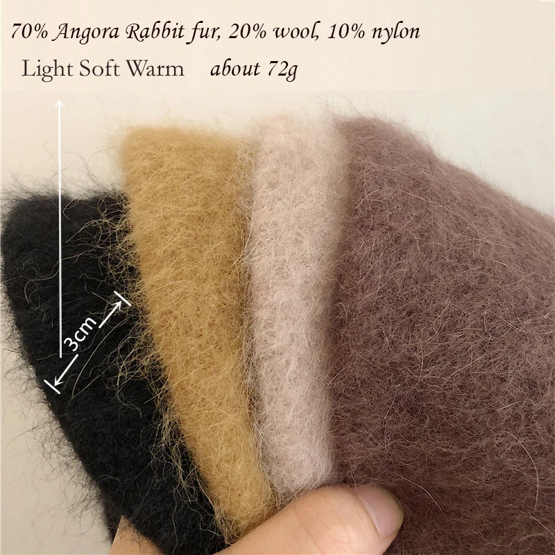 Good Angola Long Rabbit Fur Fisherman Bucket Hat Winter Fashion Soft Warm Wool Basin Cap Foldable Women Gift