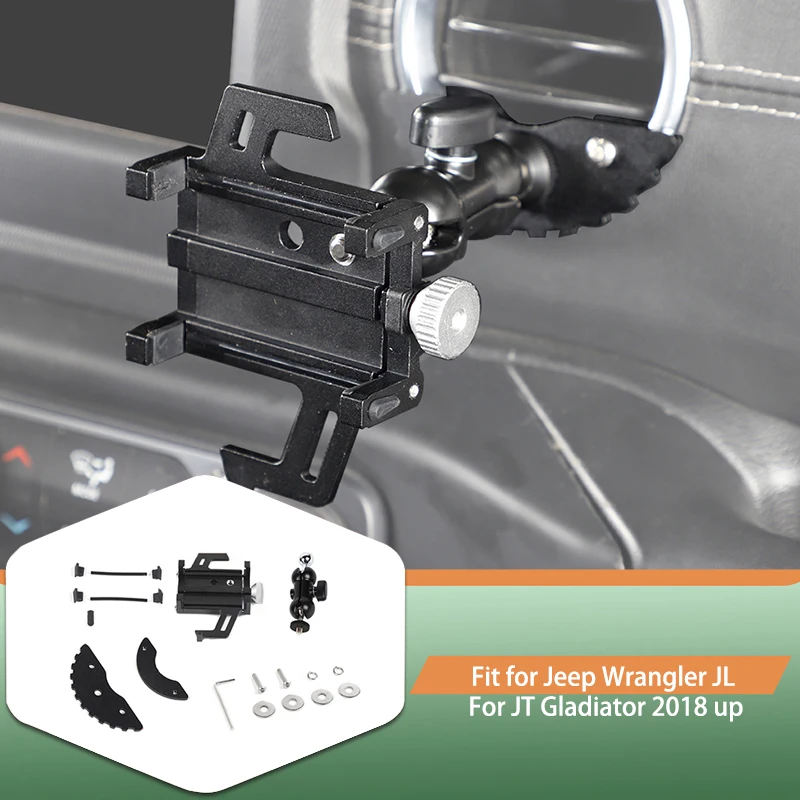 

Car Air Conditioning Vent Phone Holder Bracket Stand For Jeep Wrangler JL For JT Gladiator 2018 Up Car Interior Accessories