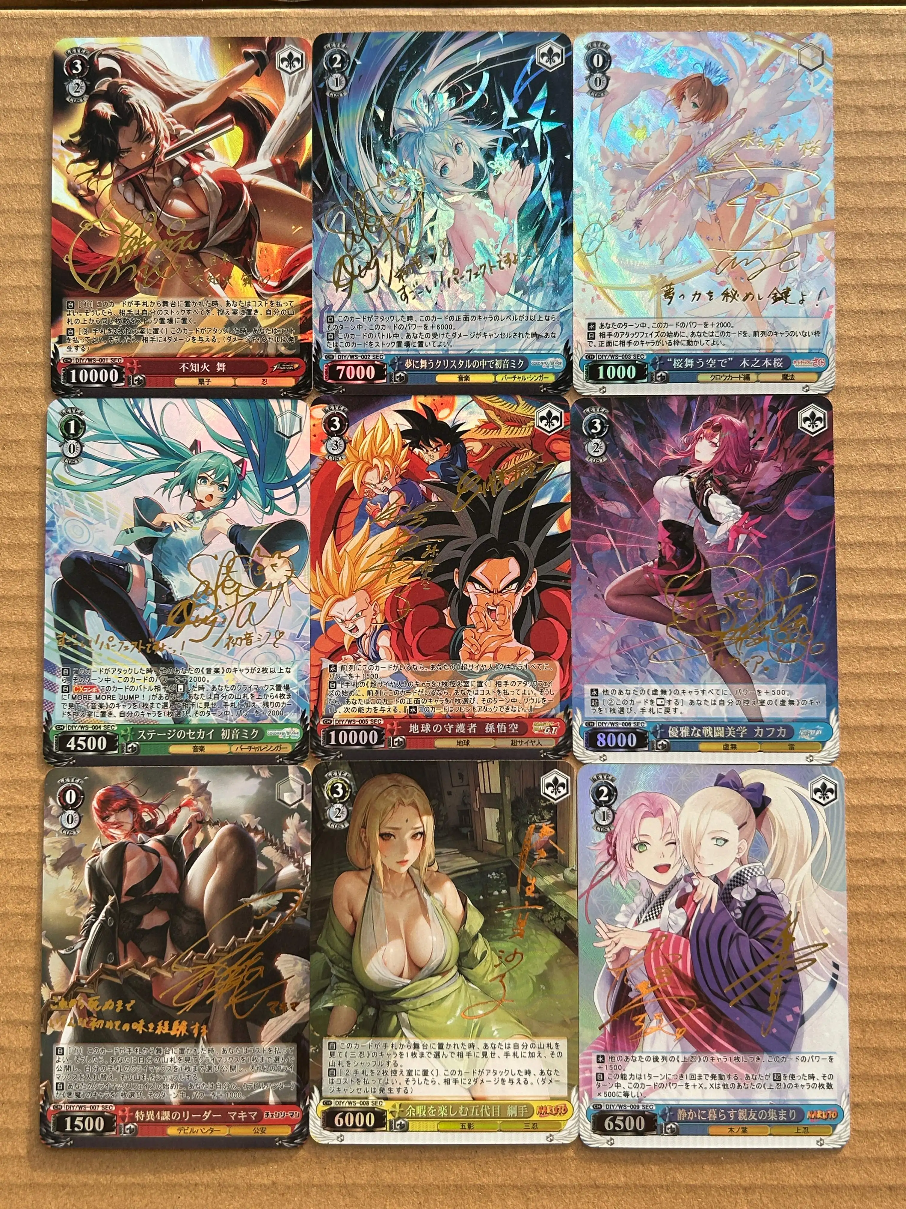 DIY One Piece fan cards (for anime wives) from 