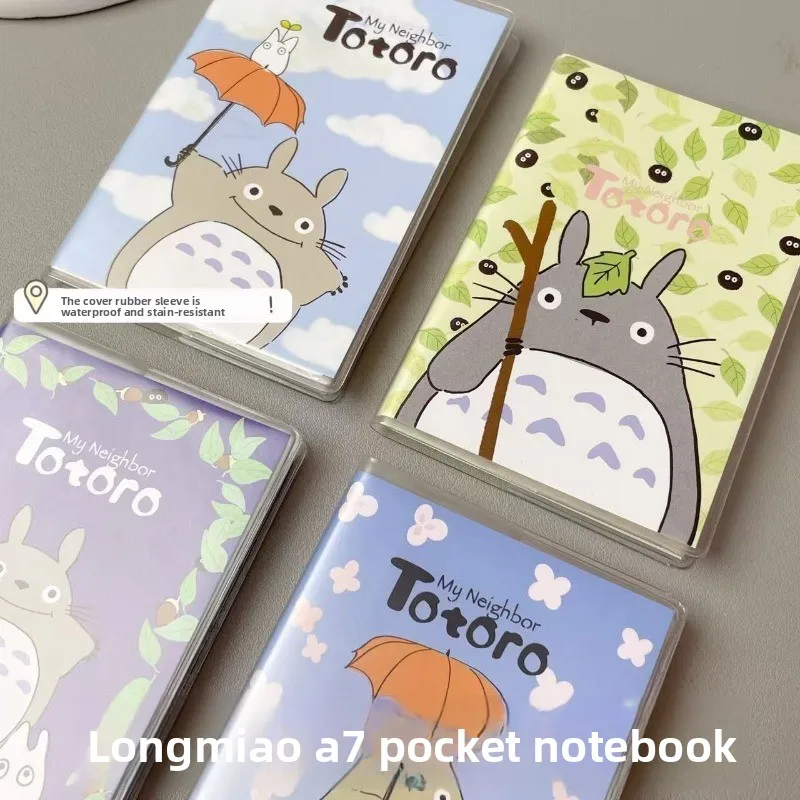 My Neighbor Totoro Student Journal Notebook Mini Portable Pocket Notepad with Soft Cover Lightweight Daily Memo Book view 3