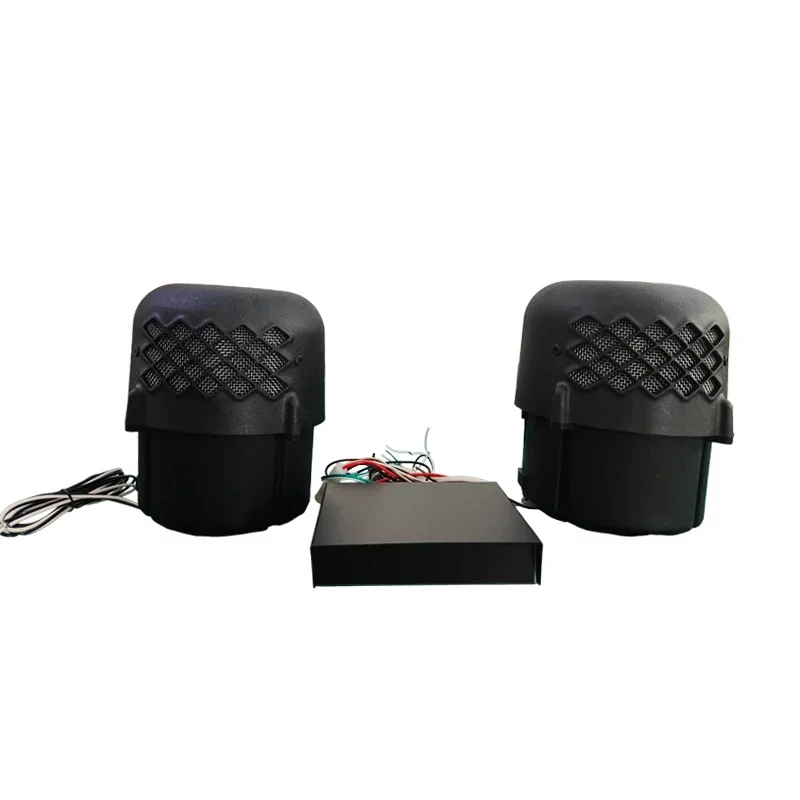 Low freq jackhammer Multi tone two Speaker Horn Alarm Siren Amplifier subwoofer low frequency speaker