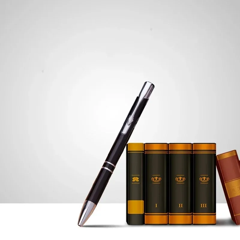 20-200pcs Wholesale Metal Pen Personalized with Your Company Logo PenAdvertising Pen Free Logo Printing Free Design Service