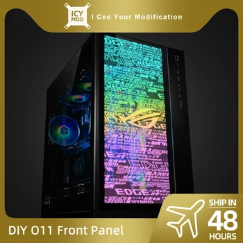 LIANLI Dynamic O11 Front Panel Desktop Repair Glass Customized lian-li O11XL PC Case MOD DIY Gabinete Plate Gamers Cabinet Shroud