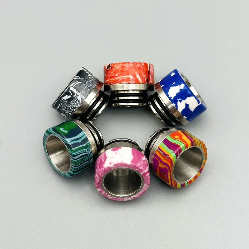 DSX 810 Resin Mouthpiece Stainless Steel 810 Wide Bore Drip Tips For zeus x rta Kylin Mini V2 RTA RDA Atomizer RTA RBA Blaze RTA
