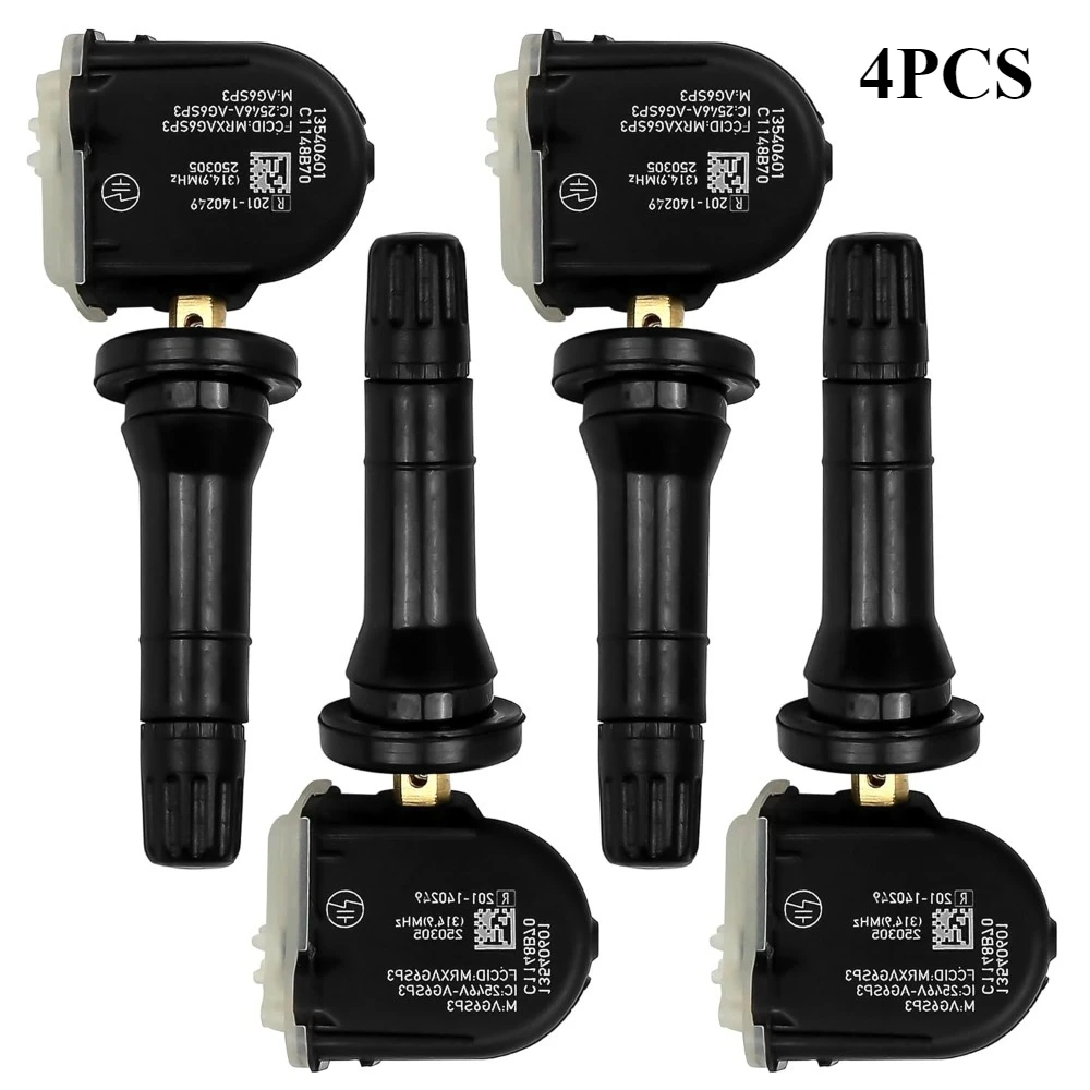 

4PCS 13540601 Tire Pressure Monitoring Sensor TPMS For Buick Enclave Cascada Encore Envision LaCrosse Regal Verano 315MHZ