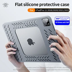 PLEXTONE-Flat capa protetora, apoio de mão, bainha, aperto, Silicone Full Wrap Canto Protector, escavado Padpro2022