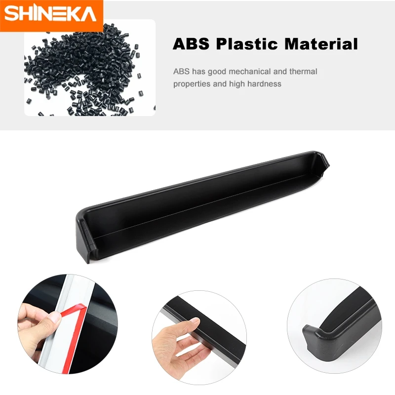 SHINEKA Car Co-Pilot Armrest Grab Handle Storage Box Passenger Organizers For 4Runner 2014 Up Interior Accessories ABS Black