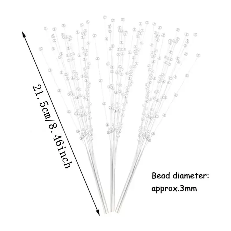 21,5 cm Künstliche Perlenkette, Perlenstrang für Heimdekoration, Hochzeitsdekoration, Partyzubehör, DIY-Bastelarbeiten, Geschenke und Accessoires – Detail 2