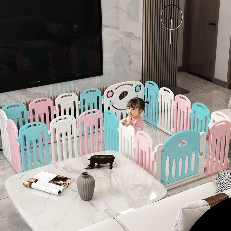 روضة بوابة سلامة الطفل للأطفال سياج داخلي حاجز حماية المنزل الرضع حصيرة للزحف طفل المشي الطابق الحرس المضادة للسقوط #2