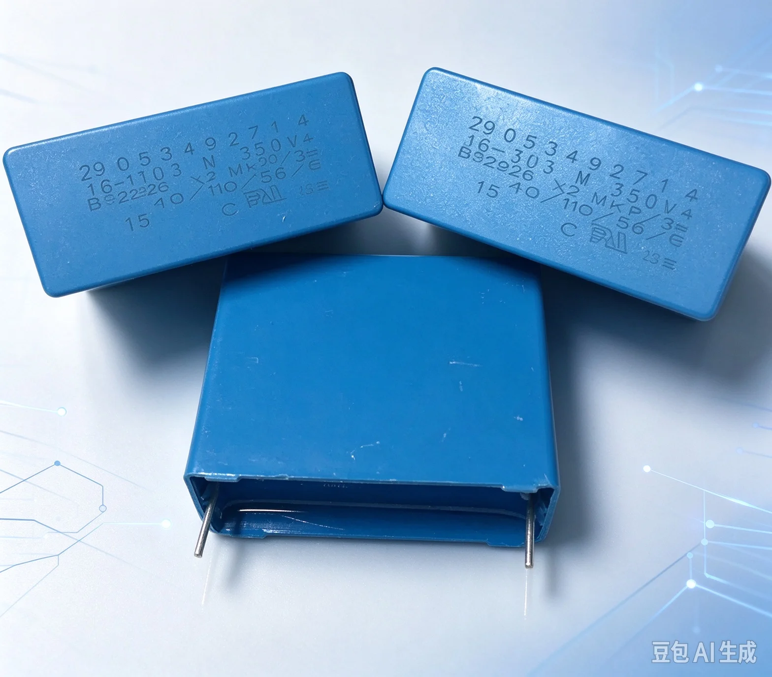 New for EPCOS 3.3UF 350V AC×2 High Frequency Non-Polar Capacitor for Welding Machine  30pcs
