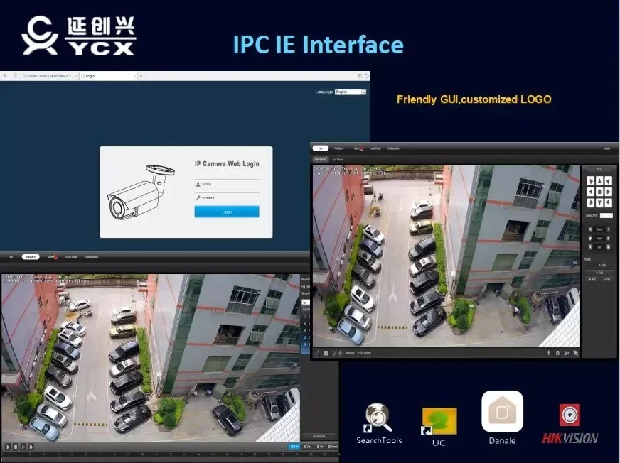 Pessoas externas coloridas de 5MP contando câmera IP Smart AI Mini Bullet POE