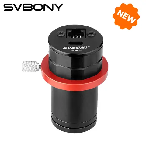 Svbony SV905C 천체사진용 CMOS 센서가 장착된 1.25인치 망원경 가이드 카메라, 가이드 스코프 포함