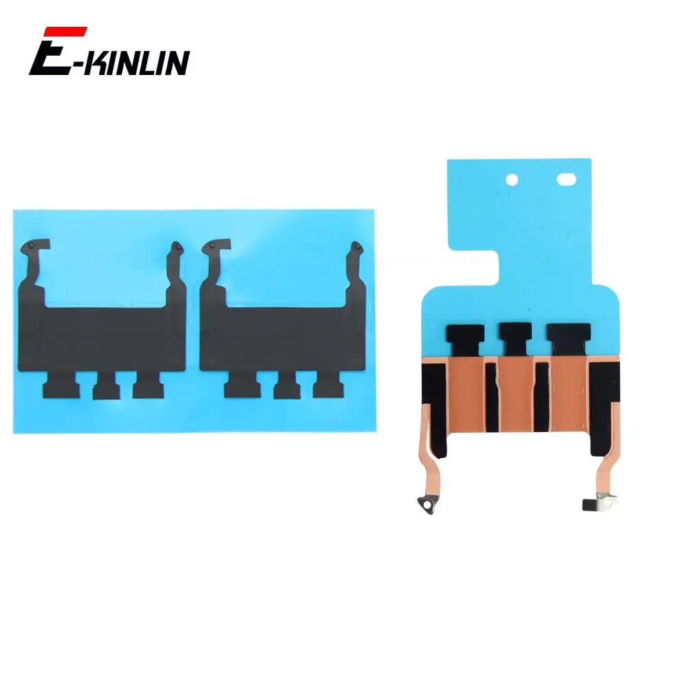 2pcs For Apple Watch Series 9 8 7 6 4 5 SE 2022 2020 LCD Flex Cable Adhesive Tape Black Heat Sticker Glue Parts