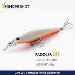 Wondershot A18 New Model Top Fishing Lure Sinking Minnow 16G/90MM Wobblers Artificial Swimbait Winter Sea Hard Baits Bass Pike