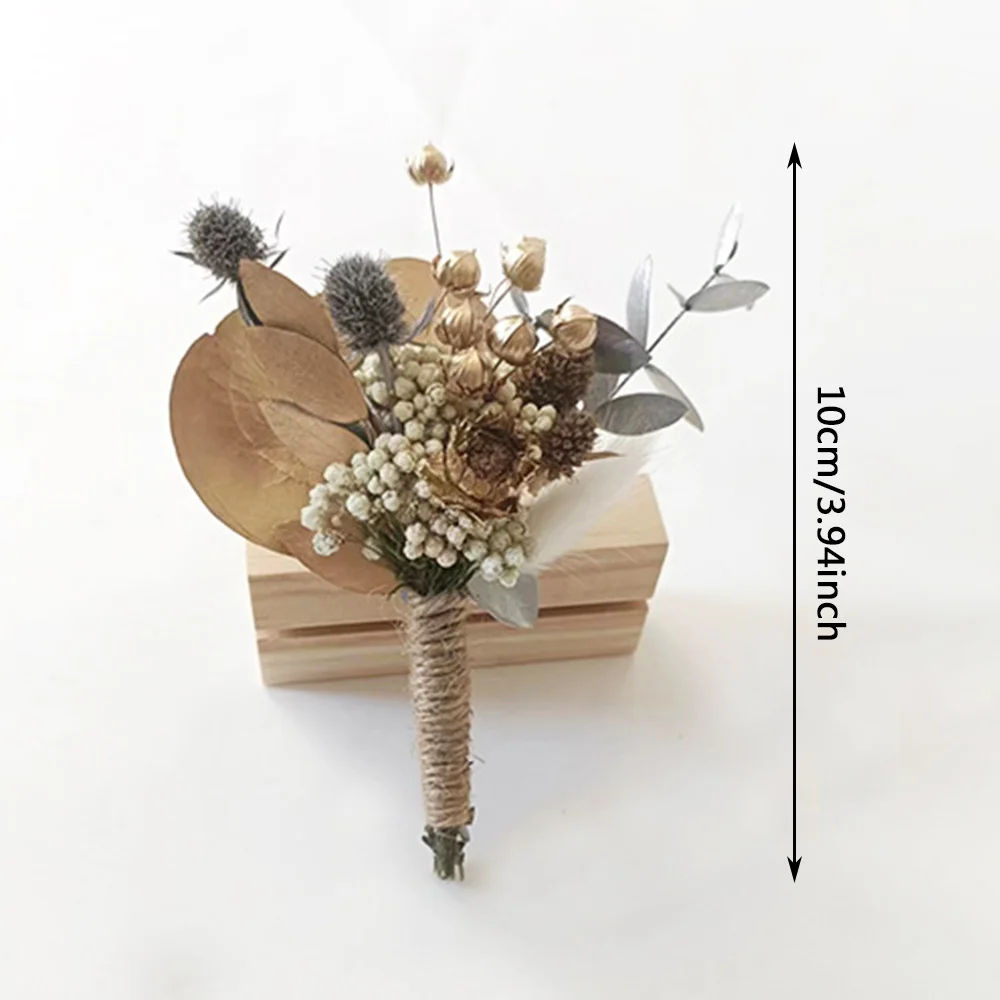 Flower Mixed Dried Flower Artificial Plantes Valentine's Day Party Decoration Clothes Pocket Floral Arrangement Fake Flower