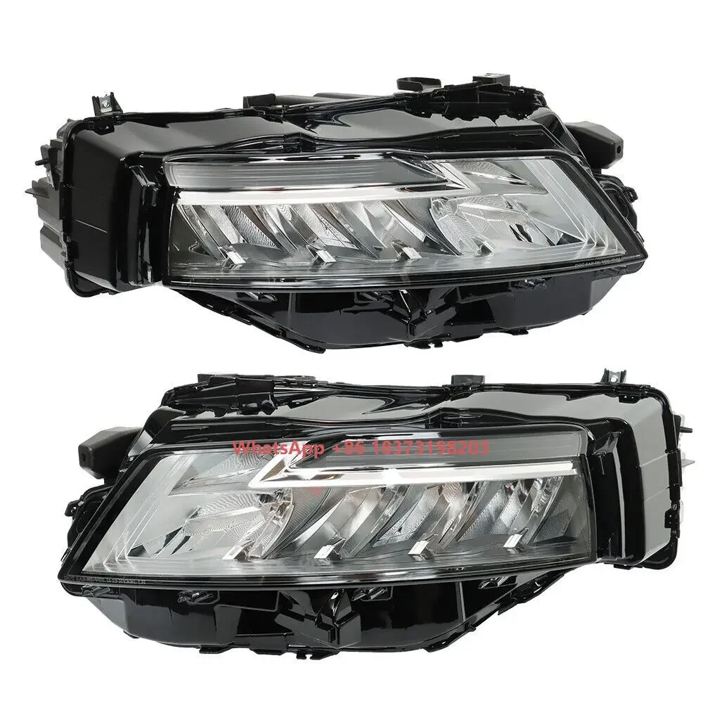 SALE Factory LED Headlight Headlamps Assembly Set Left+Right Side for 2021-2023 Nissan Rogue SL SV 2022 Black Chrome Clear Lens