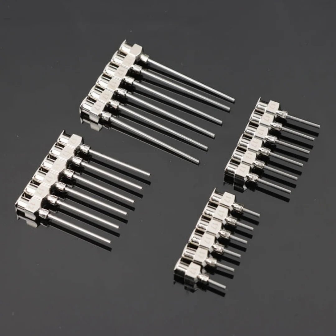 2025 Precision All Stainless Steel Needle 1/4''1/2 '' 1inch 3/2'' Dispensing High Quality Glue Dispensing Blunt Needles