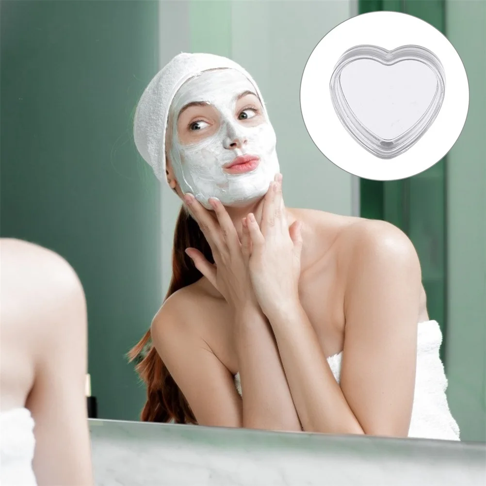 

50Pcs 4G Heart Cream Jars Empty Storage Boxes Portable Mini Containers for Lip Balm Lotions Jewelry Organizers