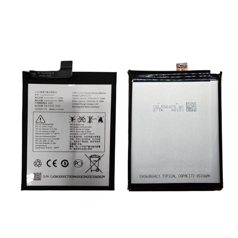 100% New 3.85V 4500mAh TLP043D1 TLP043D7 High Quality Phone Battery For Alcatel TCL 10 Plus 10+ , 20 Pro 5G, 10 Pro T799H T799B