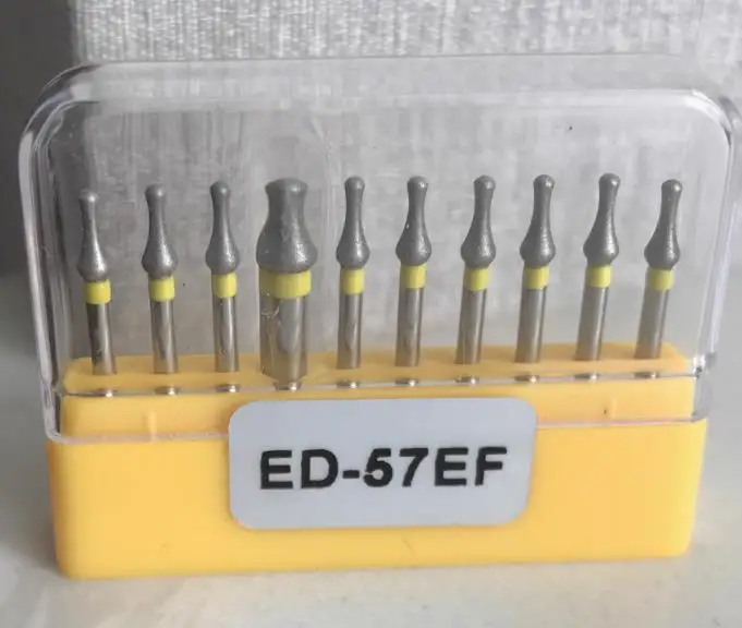 

10×10pcs/box Tooth Contour Trimming Dental Diamond Bur Cavity Preparation Remove The Filling Material ISO