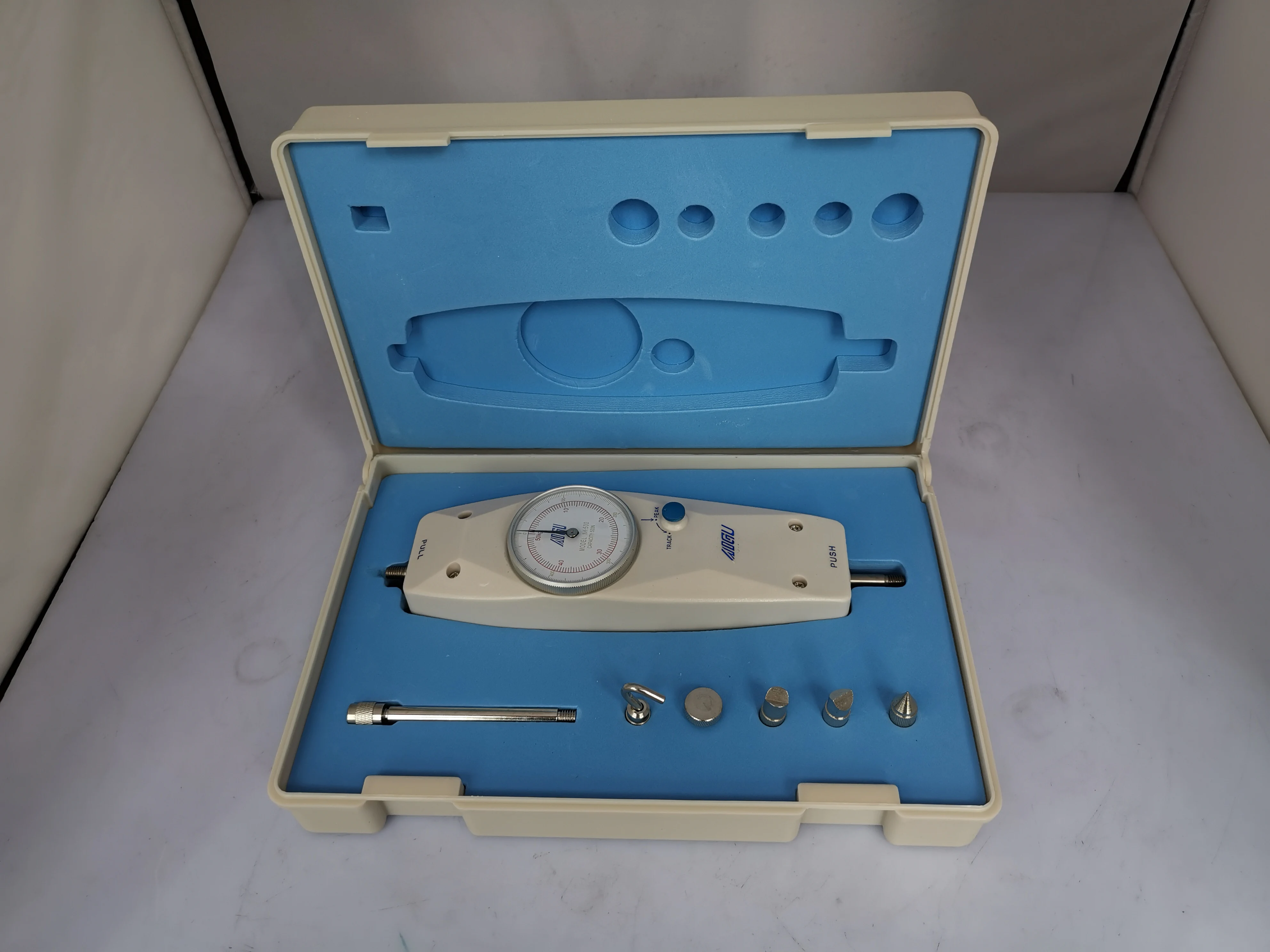 AIGU puntero medidor de fuerza NK 10-500N, dinamómetro, medidor de rally NK-100, 200, 300, 500 dinamómetro