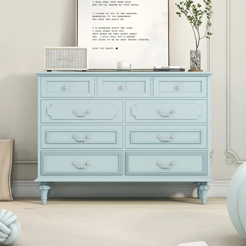Bedroom Chest of Drawers Entrance Foyer Curio Cabinet Living Room Bed Front Cabinet 9 Chest of Drawers