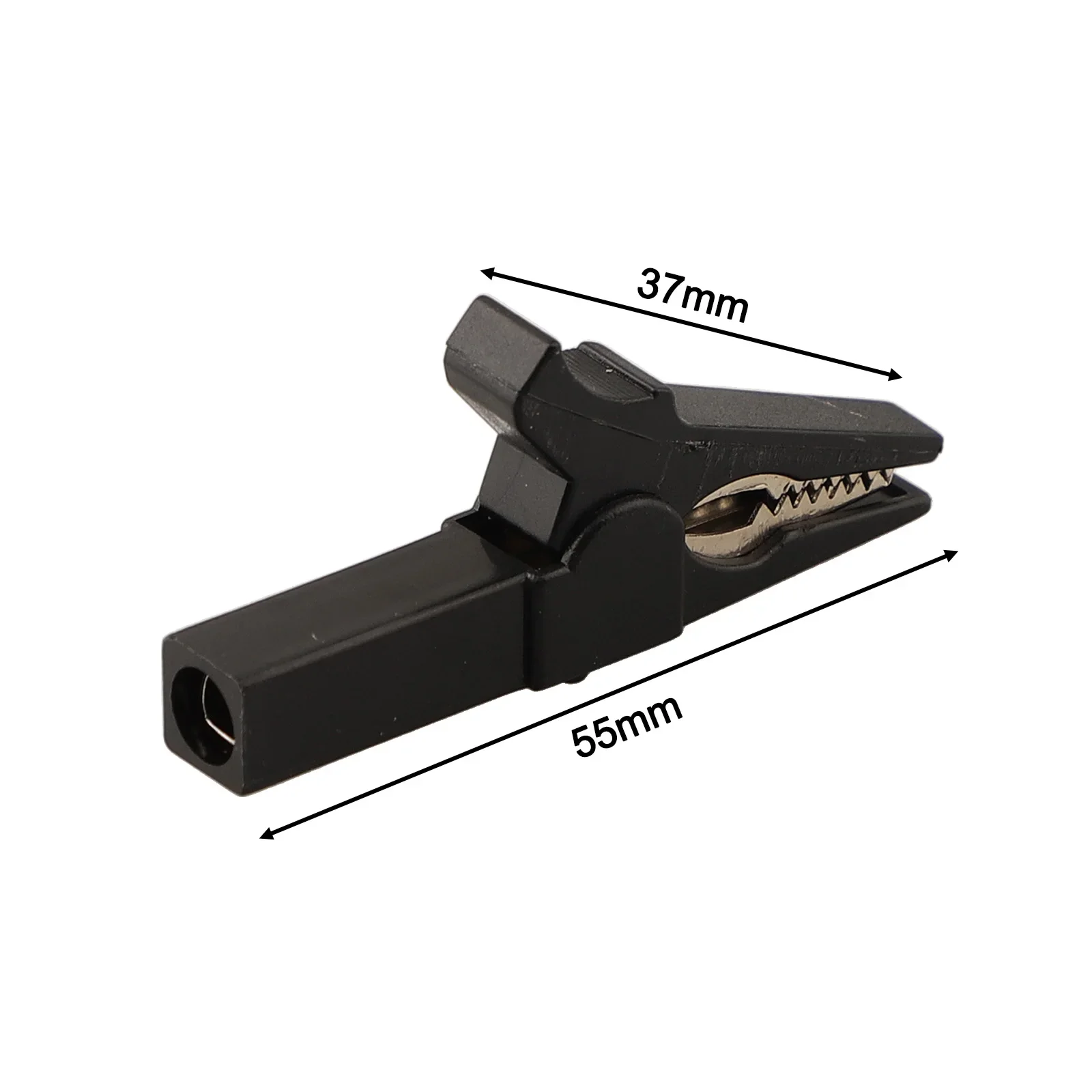 Electrical Jumpers Crocodile Clips Made Of PA And Copper Six Different Colors 14mm Maximum Opening 4mm Wiring Hole