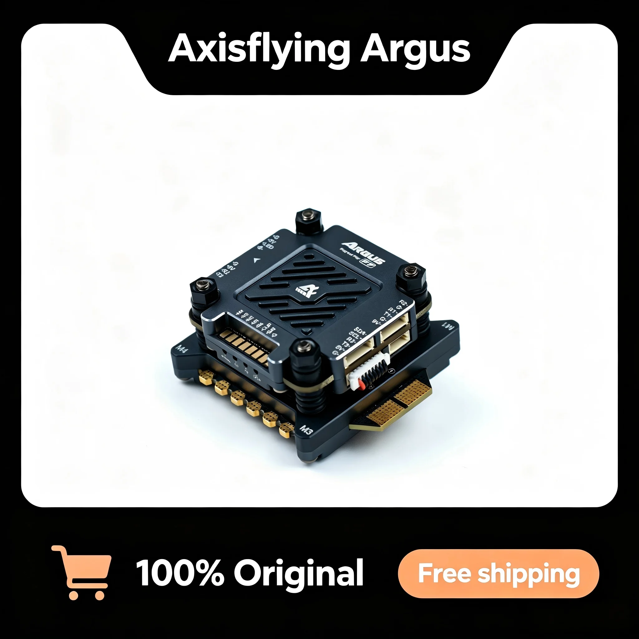 Axisflying Argus FPV Stack F7 Flight Controller 32Bit 55A 65A 4-in-1 ESC for Racing Drone Cinewhoop Freestyle Quadcopter
