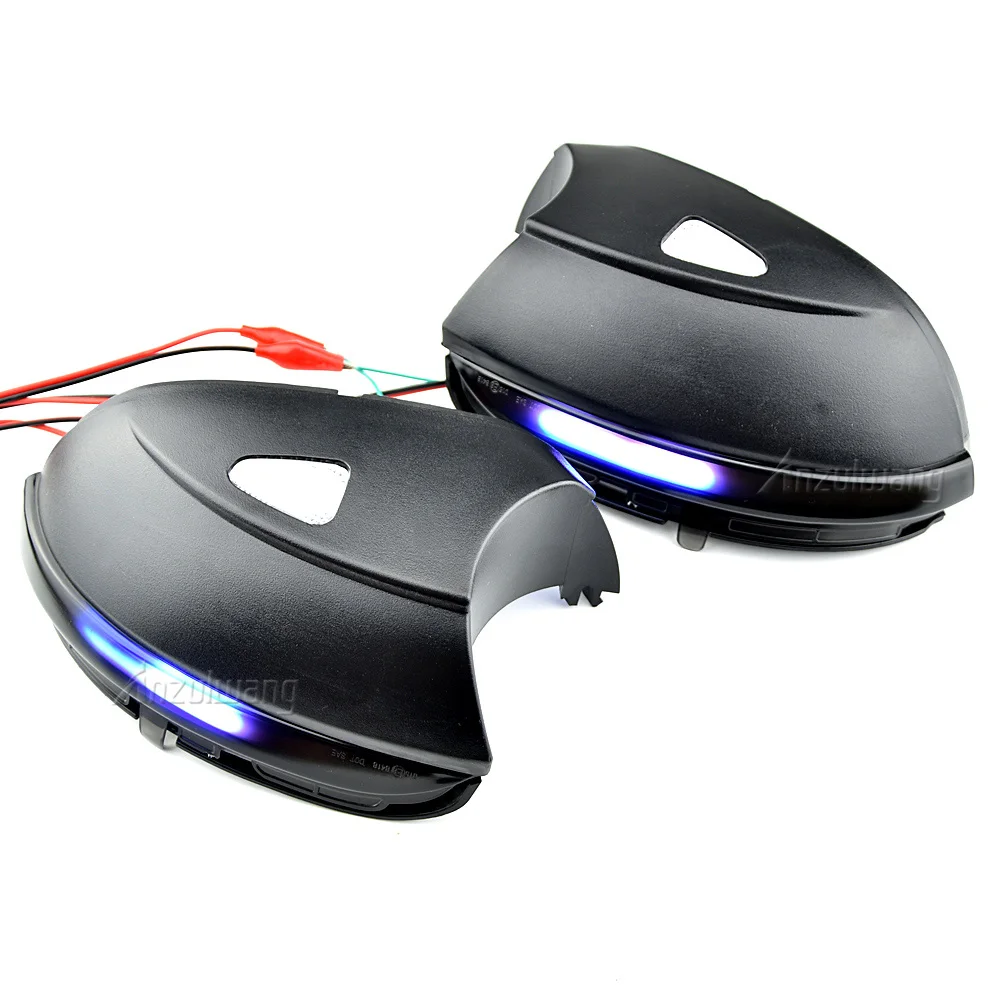 2pcs Dynamic Blinker for VW Passat B7 CC Scirocco LED Turn Signal EOS Light Beetle 2011 2014 Side Mirror Indicator Arrow flasher