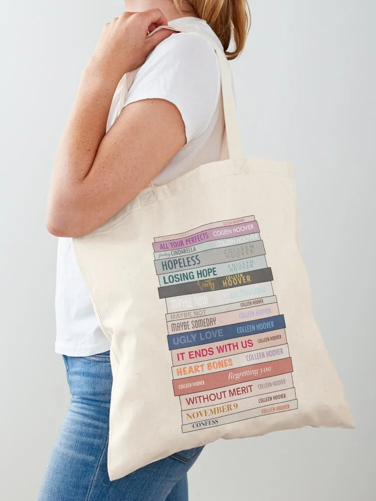 

colleen hoover books Tote Bag eco pack sacs de shopping shopping bags foldable ecological bags