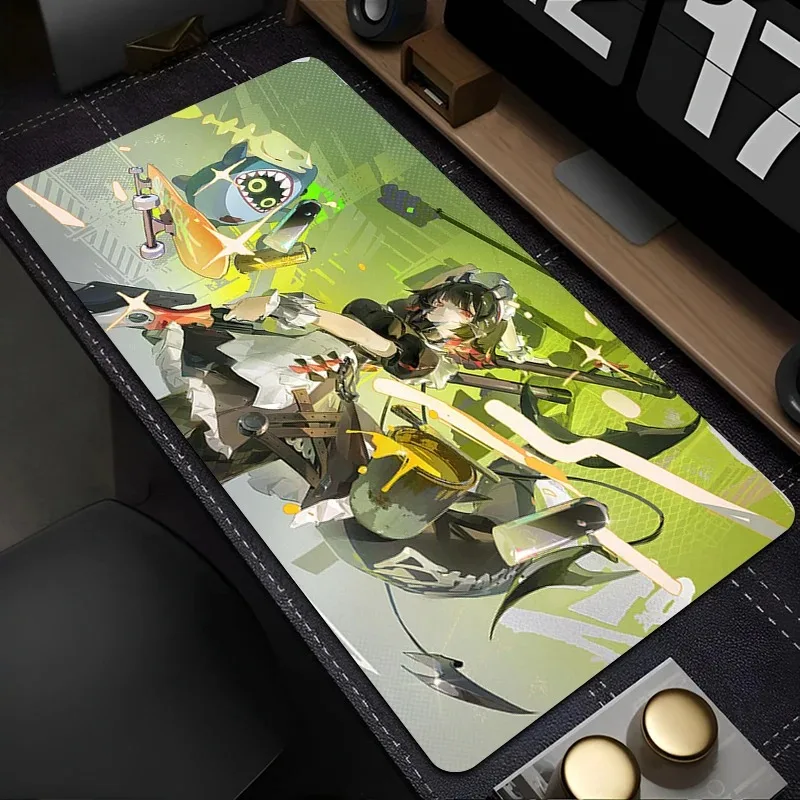 Ellen Joe Zenless Zone Zero Deskmat لوحة ماوس كمبيوتر محمول كبيرة ملحقات ألعاب لوحة المفاتيح XXL Mousepad Kawaii Girl Carpet Mouse Mat