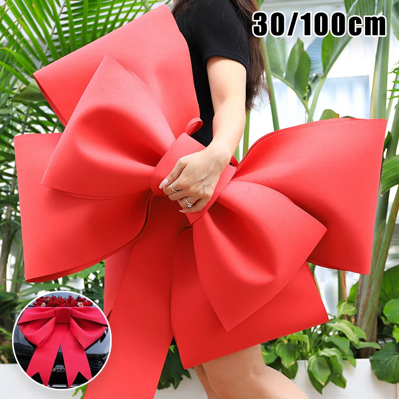 Riesige Schleife Hochzeit Geburtstag Hintergrund Dekor Festival Party Fotografie Requisiten EVA Material Dekoration Lieferungen Paket