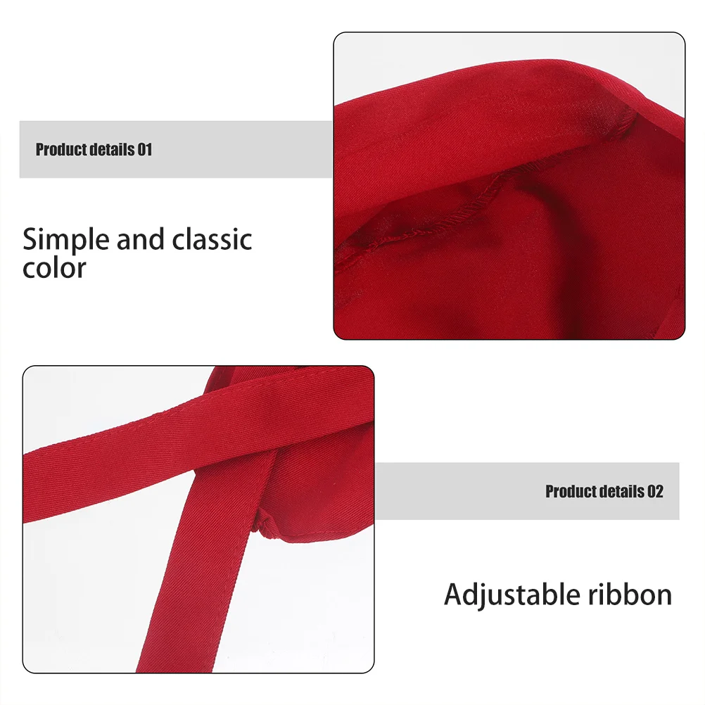 6 قطع من أغطية الرأس للجنسين، قبعة مطبخ قابلة للتعديل، قبعة تقديم المطاعم، قبعات عمل قطنية للرجال والنساء