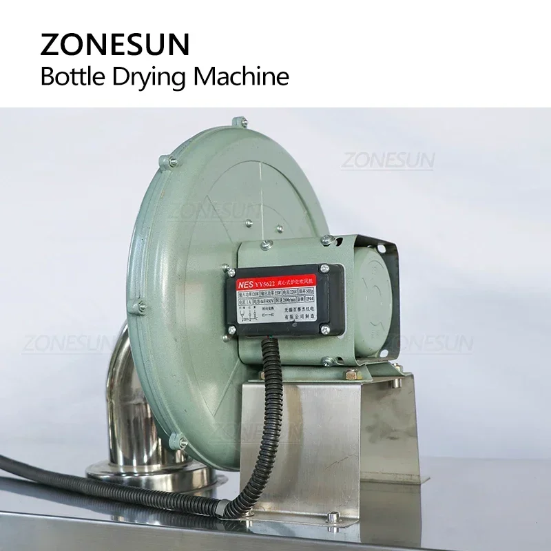 

Сушильная машина для стеклянных бутылок ZONESUN ZS-HG6000: высокотемпературная конвейерная линия с горячим воздухом для сушки и упаковки