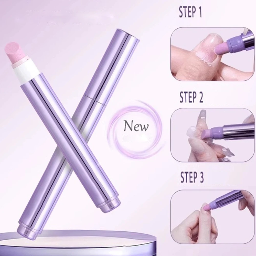 

3 in 1 Nail Essence Pen Cuticle Removal & Repairs Nail Cuticles Moisturizes Reusable Nail Care Solution Ceramic Cuticle Oil Pen