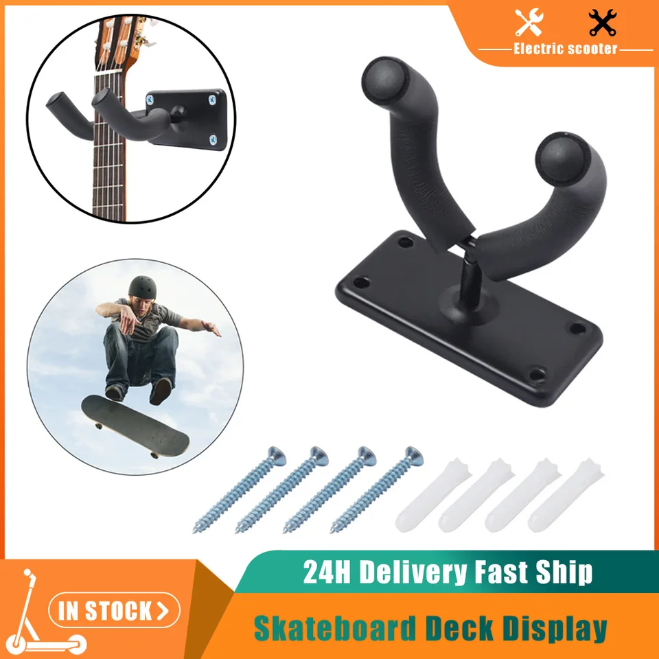 Acryl Skateboard Display Rack | Wandmontage Skateboard Rack | Longboard Wall Display Rack Wandgemonteerde Skateboard Houder Skateboard Opslag Rack voor Muren Tweelaags Skateboard Wandrek