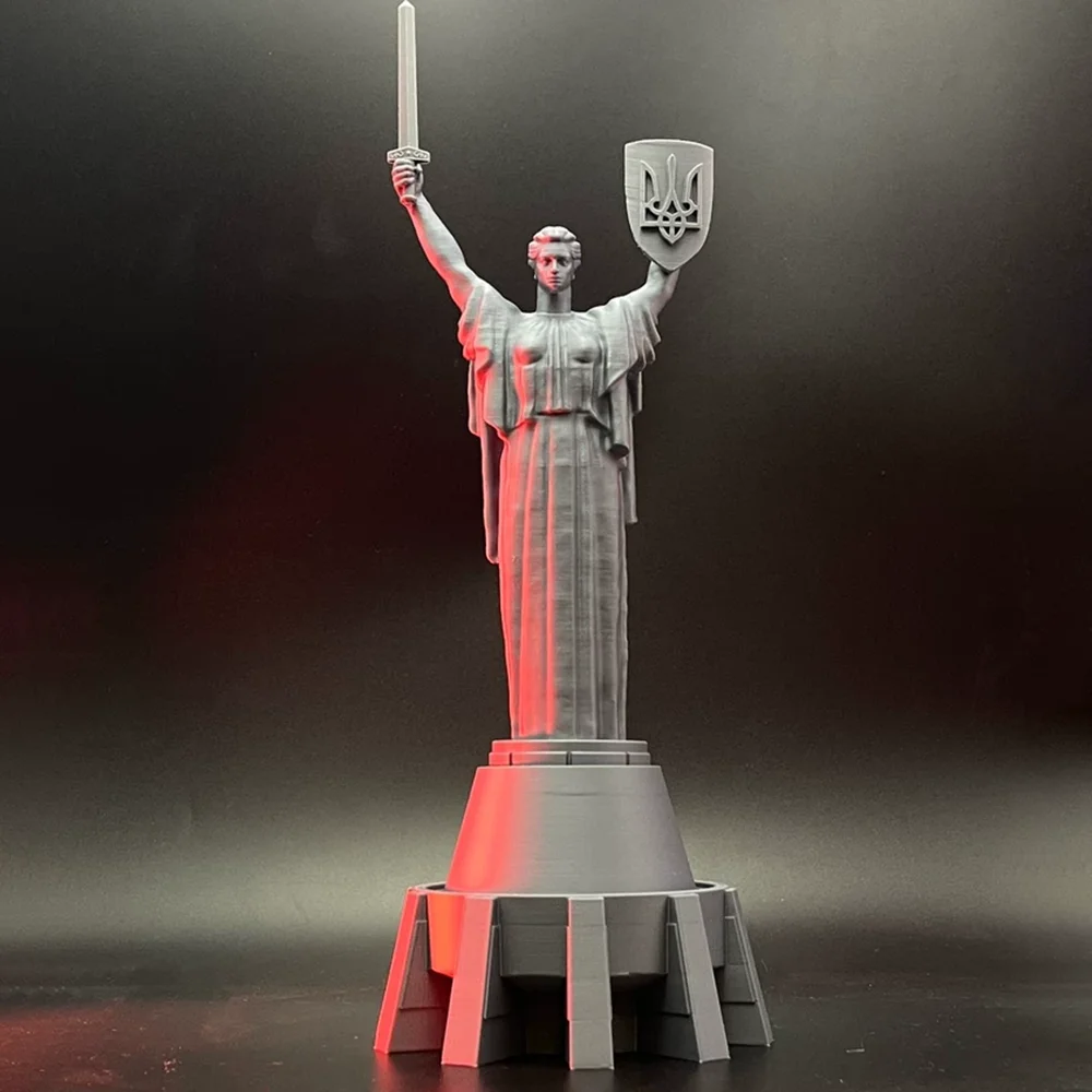 

328 мм 3D-печатная модель памятника Украинской Родине, миниатюрная статуэтка-декорация достопримечательности Киева, сувенир, подарок