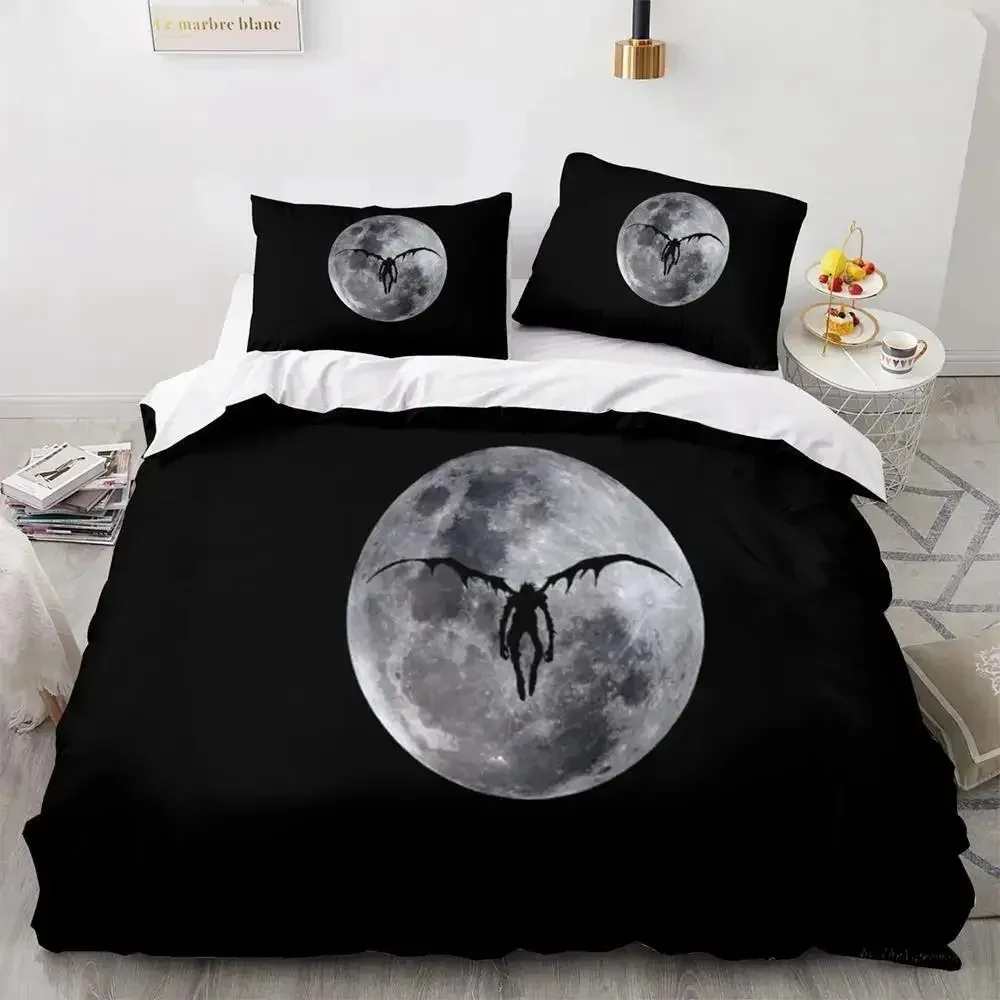 

Death Note Bedding Set For Bedroom Soft Modern Bedspreads Comefortable Kids Duvet Cover Quilt Cover And Pillowcase
